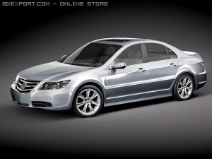 Honda Legend Sedan 2009 3D-Modell