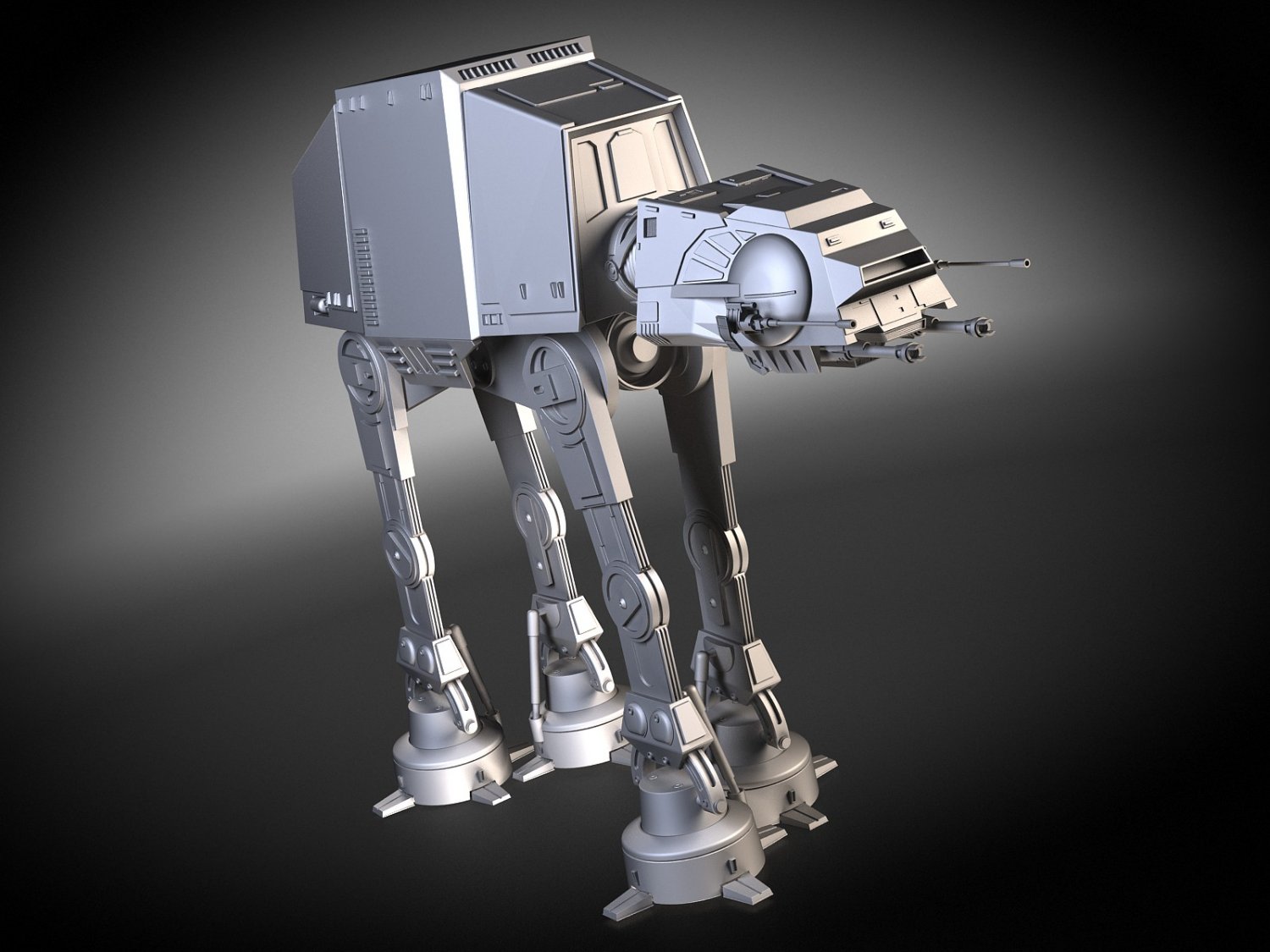 star wars at-at walker 3D Model in Robot 3DExport