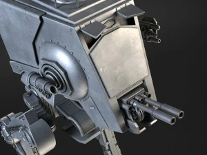Star Wars AT-ST Transporter 3D Model