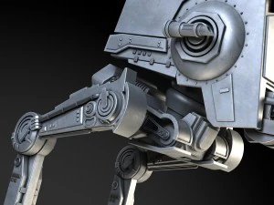 Star Wars AT-ST Transporter 3D Model