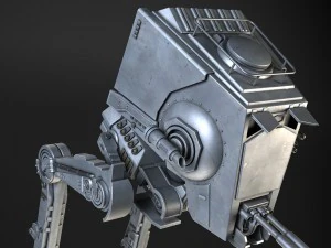 Star Wars AT-ST Transporter 3D Model