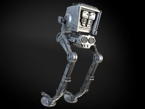 Star Wars AT-ST Transporter 3D Model