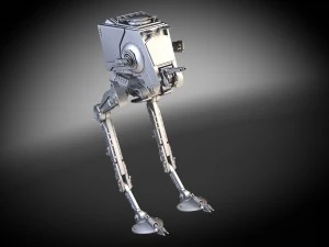 Star Wars AT-ST Transporter 3D Model