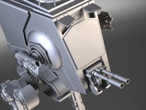 Star Wars AT-ST Transporter 3D Model