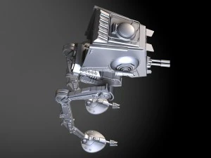 Star Wars AT-ST Transporter 3D Model