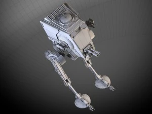 Star Wars AT-ST Transporter 3D Model