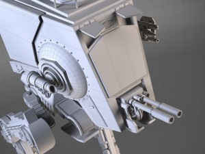 Star Wars AT-ST Transporter 3Dモデル