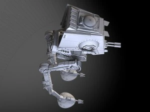 Star Wars AT-ST Transporter 3D Model