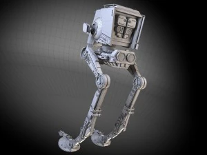 Star Wars AT-ST Transporter 3D Model