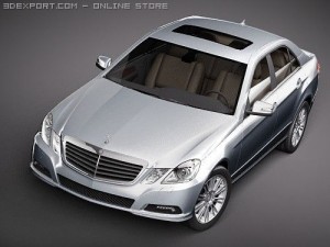 Mercedes-Benz E-class Sedan 2010 midpoly Modello 3D