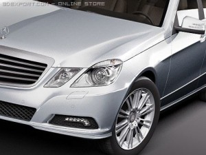 Mercedes-Benz E-class Sedan 2010 midpoly Modello 3D