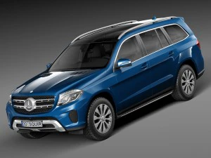 Mercedes-Benz GLS 2017 3D Modell