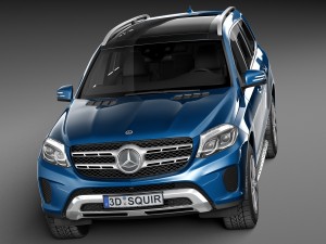 Mercedes-Benz GLS 2017 3D Model