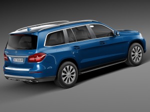 Mercedes-Benz GLS 2017 3D Model