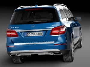 Mercedes-Benz GLS 2017 3D Model