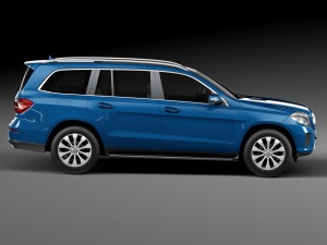 Mercedes-Benz GLS 2017 3D Model