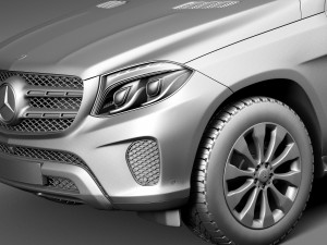 Mercedes-Benz GLS 2017 3D Model