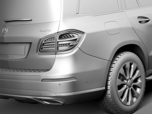 Mercedes-Benz GLS 2017 3D Model
