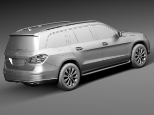 Mercedes-Benz GLS 2017 3D Model