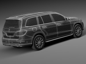 Mercedes-Benz GLS 2017 3D Model