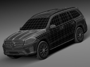 Mercedes-Benz GLS 2017 3D Model