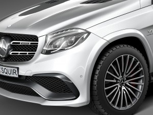 Mercedes-Benz GLS 63 AMG 2017 3D 模型