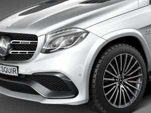 Mercedes-Benz GLS 63 AMG 2017 3D Model