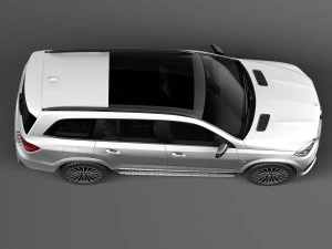 Mercedes-Benz GLS 63 AMG 2017 3D Model