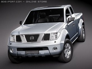 Nissan Navara King Cab 3D 模型