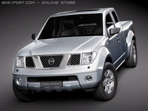 Nissan Navara King Cab 3D Model