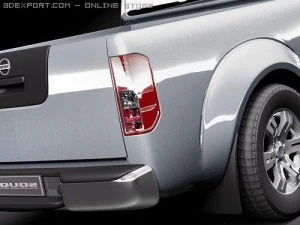 Nissan Navara King Cab 3D Model