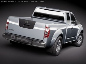 Nissan Navara King Cab 3D 模型