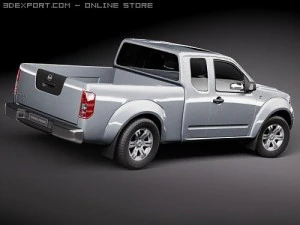 Nissan Navara King Cab 3D Model