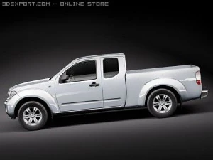 Nissan Navara King Cab 3D Model