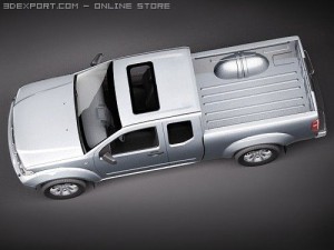 Nissan Navara King Cab 3D 模型