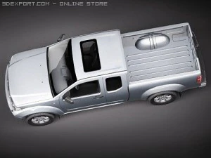 Nissan Navara King Cab 3D Model