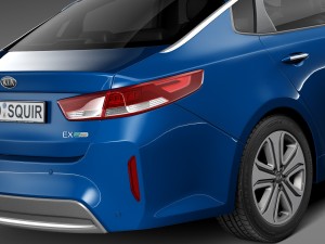 Kia Optima Hybrid 2017 Model 3D