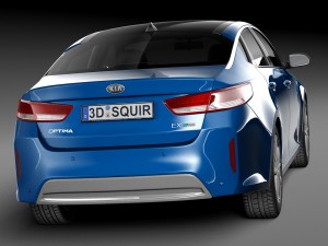 Kia Optima Hybrid 2017 Model 3D