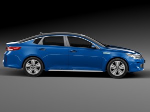 Kia Optima Hybrid 2017 Model 3D