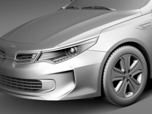 Kia Optima Hybrid 2017 Model 3D