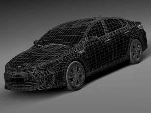 Kia Optima Hybrid 2017 Model 3D