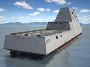 Uss Zumwalt DDG-1000 Modelo 3D