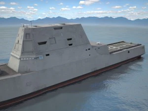 Uss Zumwalt DDG-1000 Modelo 3D