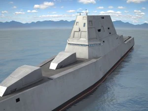 Uss Zumwalt DDG-1000 Modelo 3D
