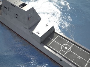 Uss Zumwalt DDG-1000 3D Model