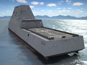 Uss Zumwalt DDG-1000 Modelo 3D