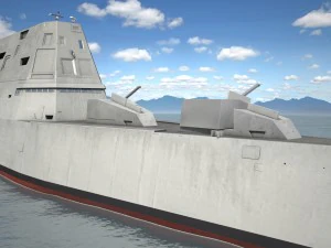 Uss Zumwalt DDG-1000 Modelo 3D