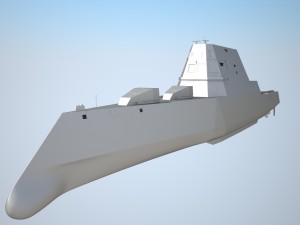 Uss Zumwalt DDG-1000 3D Model