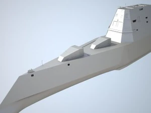 Uss Zumwalt DDG-1000 Modelo 3D