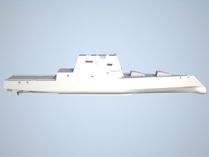 Uss Zumwalt DDG-1000 3D Model